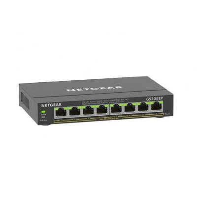 Netgear Netgear 8 Port Smart Managed Plus Gigabit Ethernet Switch N.GS308EP-100PES