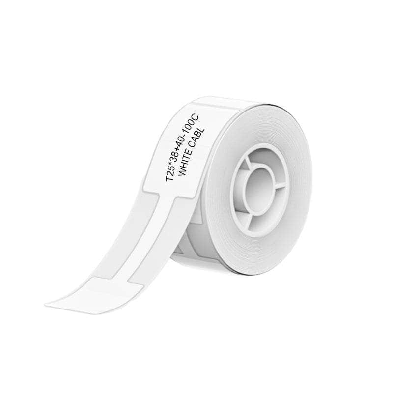 NIIMBOT Niimbot B1/B21/B3 S Thermal Label 25x38mm 100 Labels Per Roll White Cable T25*38+40 100 C White Cabl T25*38+40-100C WHITE CABL