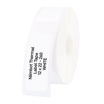 NIIMBOT Niimbot D11/D110/D101/H1 S Thermal Label T12*22 260 White T12*22-260WHITE