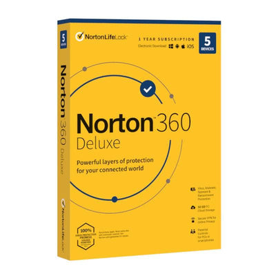 Norton Norton 360 Deluxe 50 Gb Af 1 User 5 Device 12 Months 21427999 21427999