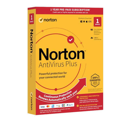 Norton Norton Antivirus Plus 2 Gb 1 User Device 12 Months 21426595 21426595