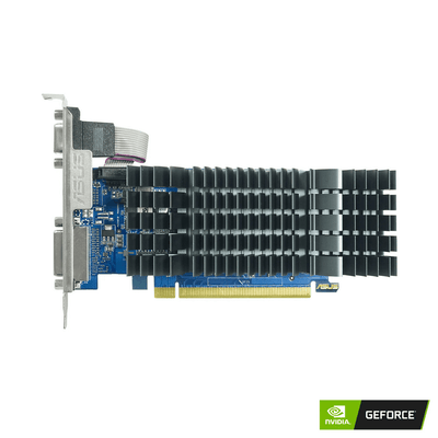 Asus GRAPHICS CARD NVIDIA® GeForce GT 710; PCI Express 2.0; 2GB GDDR3; 1xHDMI; 1xD-Sub; 1xDVI;  300w; 17 x 6.9 x 3.9 cm. ASUS GT710-SL-2GD3-BRK-EVO