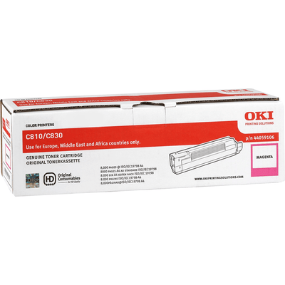 OKI Oki Toner M C810/830 8 K Neu 44059106