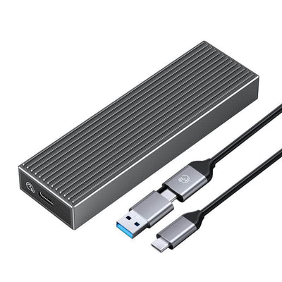 Orico Orico Type C M.2 Nvme Ssd Enclosure | Type C To Type C/Usb A | Max Capacity 4 Tb | M Key/Band M Key| 30cm Bm2 C3 G2 Gy Bp BM2C3-G2-GY-BP