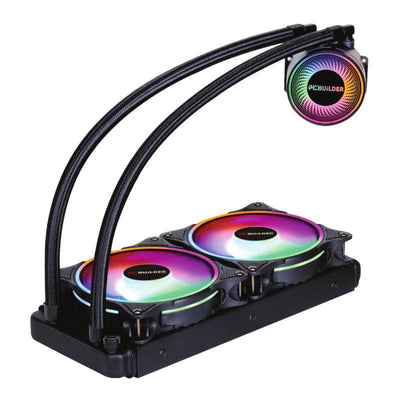 PCBuilder Pc Builder Hydro Chill 240 Mm Aio Liquid Cpu Cooler Argb Pcb Lc Hydro C240 PCB-LC-HYDRO-C240