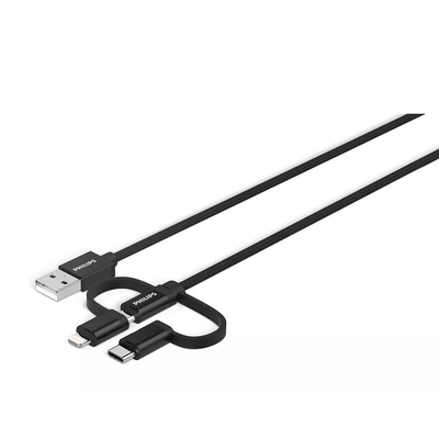 Philips Philips 3 In 1 Cable:Lightning, Usb C, Micro Usb DLC5204T/00