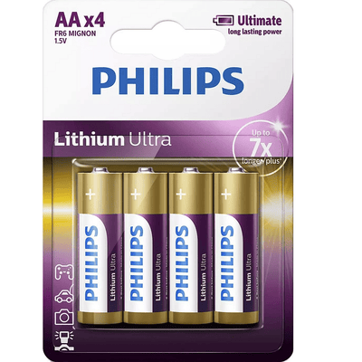 Philips Philips Lithium Ultra Aa 4 Blister FR6LB4A/40