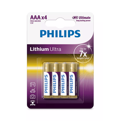 CShop.co.za | Powered by Compuclinic Solutions Philips Lithium Ultra Aaa 4 Blister FR03LB4A/40