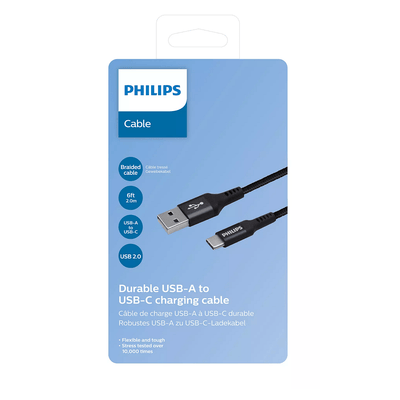 CShop.co.za | Powered by Compuclinic Solutions PHILIPS USB A TO USB C CABLE - DLC5206A/00 DLC5206A/00