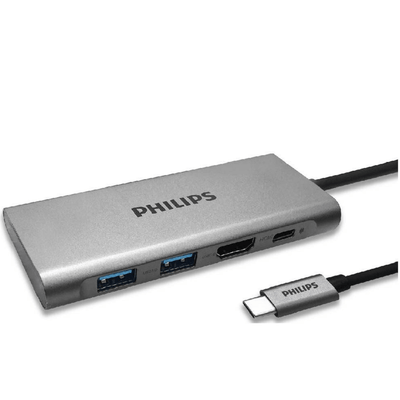 Philips PHILIPS USB-C 4 PORT HUB 2 X U3.0 HDMI 4K TYPE-C - DLK5514C/94 DLK5514C/94