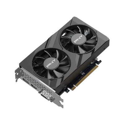 PNY Pny Ge Force Rtx 3050 Verto Dual Fan 6 G Gddr6 96 Bit Graphics Card Vcg30506 Dfxpb1 VCG30506DFXPB1