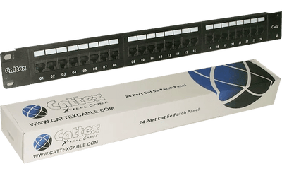 CShop.co.za | Powered by Compuclinic Solutions RCT 24 PORT CAT5E UTP PATCH PANEL CATPATCH5E24