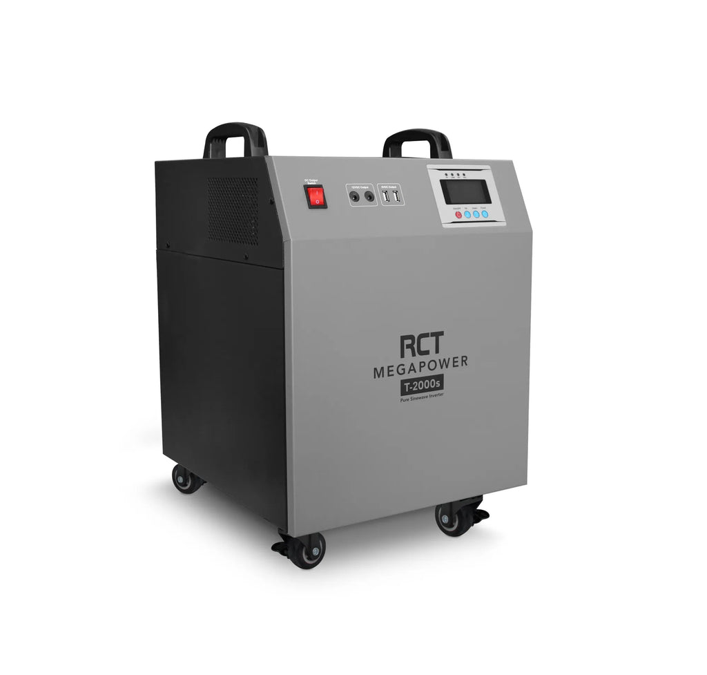 CShop.co.za | Powered by Compuclinic Solutions RCT MEGAPOWER 2KVA/2000W INVERTER TROLLEY WITH 2 X 100AH BATTERIES  (Warranty Electronics- 1 year; Batteries 6 Month) RCT MP-T2000S