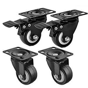 CShop.co.za | Powered by Compuclinic Solutions RCT SET OF 4X CASTOR WHEELS 2X LOCKABLE CS004