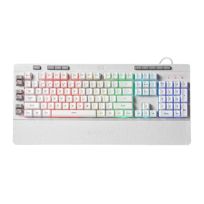 Redragon Redragon Shiva Membrane Keyboard White Rd K512 W Rgb 1 RD-K512W-RGB-1