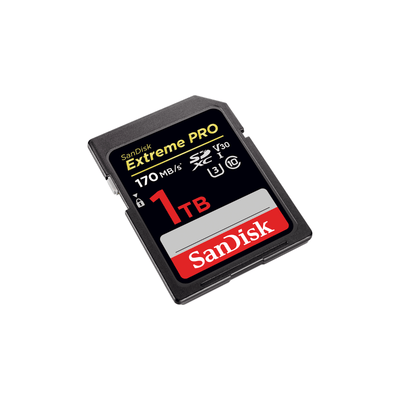 Sandisk Sandisk Extreme Pro 1 Tb Sdxc Memory Card Up To 170 Mbs. Uhs I. Class 10. U3. V30 Sdsdxxy 1 T00 Gn4 In SDSDXXY-1T00-GN4IN