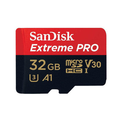 Sandisk Sandisk Extreme Pro Microsdhc 32 Gb And Sd Adapter And Rescuepro Deluxe 100 Mbs A1 C10 V30 Uhs I U3 Sdsqxcg 032 G Gn6 Ma SDSQXCG-032G-GN6MA