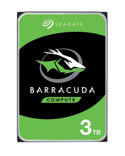 CShop.co.za | Powered by Compuclinic Solutions Seagate Barracuda ST3000DM007 3TB 3.5'' HDD Desktop Internal drives; SATA 6GB/s Interface; 220MB/s Sustained TR; 256MB cache; RP ST3000DM007
