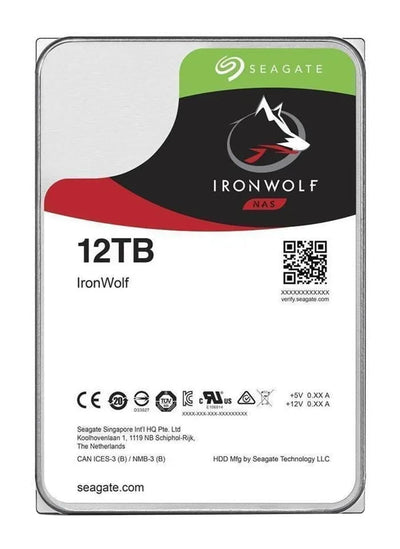 CShop.co.za | Powered by Compuclinic Solutions Seagate Ironwolf 12TB NAS; 3.5'' Internal; SATA 6GB/s; RPM 7200; 256MB Cache ST12000VN0008
