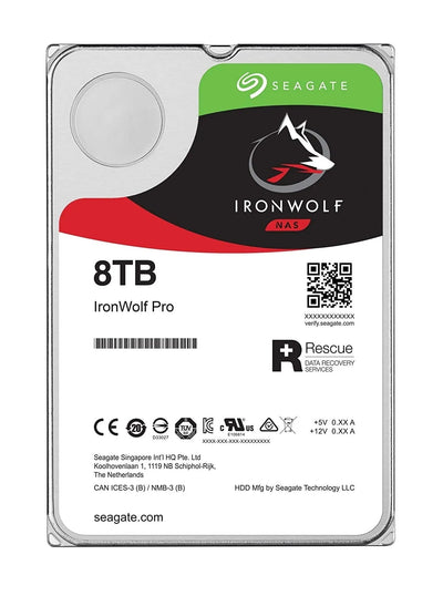 CShop.co.za | Powered by Compuclinic Solutions Seagate Ironwolf 8TB 3.5'' HDD NAS Drives; SATA 6GB/s Interface; 1-8 Bays Supported; MUT: 180TB/Year; RV: Yes; Dual Plane Balanc ST8000VN004