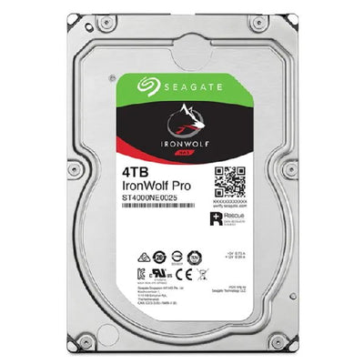 CShop.co.za | Powered by Compuclinic Solutions Seagate Ironwolf Pro ST4000NT001 4TB 3.5'' HDD NAS Drives 7200 RPM; SATA 6GB/s Interface; 256MB Cache;550TB/Year; Unlimited Bays ST4000NT001