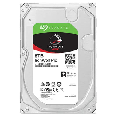 CShop.co.za | Powered by Compuclinic Solutions Seagate Ironwolf Pro ST8000NT001 8TB 3.5'' HDD NAS Drives 7200 RPM; SATA 6GB/s Interface; 256MB Cache;550TB/Year; Unlimited Bays ST8000NT001
