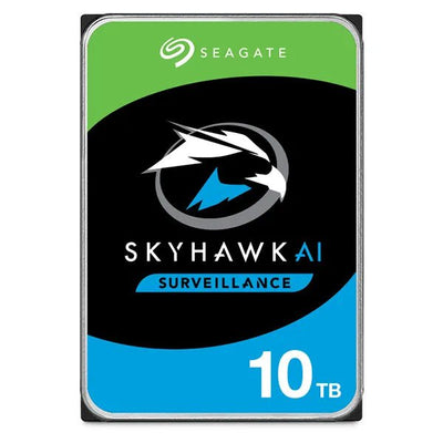 CShop.co.za | Powered by Compuclinic Solutions Seagate Skyhawk AI 10TB 3.5'' HDD Surveillance Drives; SATA 6GB/s Interface; 256MB Cache; RPM: 7200; 512e ST10000VE001
