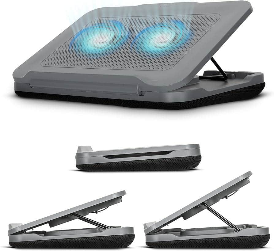 CShop.co.za | Powered by Compuclinic Solutions Targus Lap Chill Mat W Adjustable Stand For Up To 18 In Laptops AWE90GL