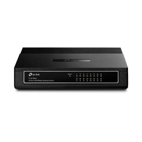 TP-Link TP-Link 16 Port Unmanaged Rackmount Switch TL-SF1016D