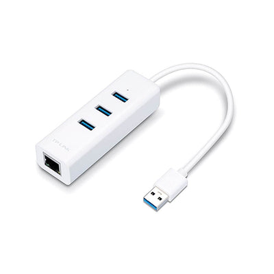 TP-Link TP-LINK USB 3.0 3-PORT HUB AND GIGABIT ETHERNET ADAPTER 2 IN 1 USB ADAPTER UE330