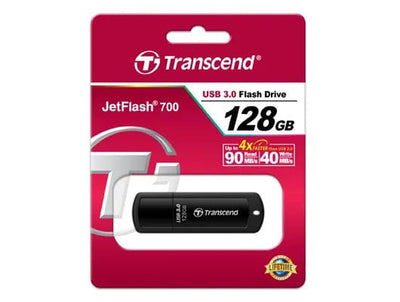 CShop.co.za | Powered by Compuclinic Solutions TRANSCEND 128GB JETFLASH 700 USB 3.1 GEN 1 (USB 5Gbps) FLASH DRIVE TS128GJF700