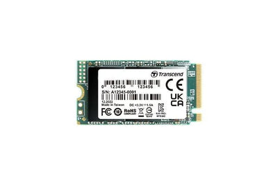 CShop.co.za | Powered by Compuclinic Solutions Transcend 256GB MTE400S PCI-E GEN 3x4 M.2 2242 SSD 3D TLC - 2000 MB/s Read 1000 MB/s Write - 100 TBW TS256GMTE400S