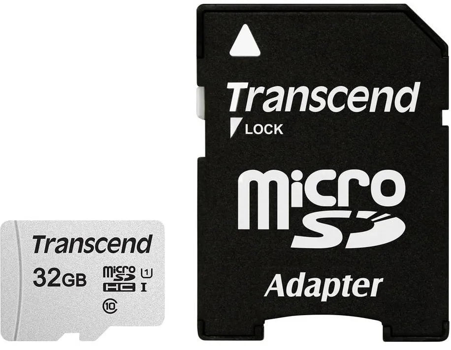 CShop.co.za | Powered by Compuclinic Solutions TRANSCEND 300S 32GB MICRO SD UHS-1 U1 CLASS10 - READ 95MB/S - WRITE 45MB/S WITH ADAPTOR -TLC TS32GUSD300S-A