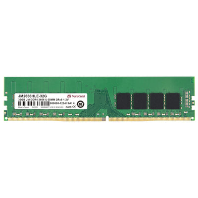 CShop.co.za | Powered by Compuclinic Solutions TRANSCEND 32GB JET MEMORY DDR4 2666MHZ DESKTOP UDIMM 2RX8 2GX8 CL19 JM2666HLE-32G