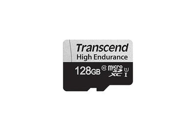 CShop.co.za | Powered by Compuclinic Solutions TRANSCEND 350V 128GB HIGH ENDURANCE MICRO SD UHS-I  U1 CLASS10 - READ 100 MB/S - WRITE 45MB/S -  WITH SD ADPTOR TS128GUSD350V