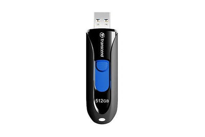 CShop.co.za | Powered by Compuclinic Solutions TRANSCEND 512GB JF790 USB3.1 GEN 1 CAPLESS FLASH DRIVE - BLACK AND BLUE TS512GJF790K