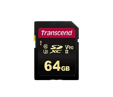 CShop.co.za | Powered by Compuclinic Solutions TRANSCEND 700S 64GB UHS-II U3 V90 CLASS 10 SDXC CARD - MLC TS64GSDC700S