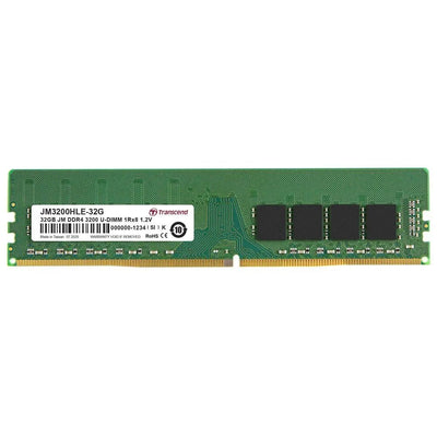 CShop.co.za | Powered by Compuclinic Solutions TRANSCEND JET MEMORY 32GB DDR4-3200 DESKTOP U-DIMM 2RX8 CL22 JM3200HLE-32G