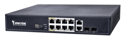 CShop.co.za | Powered by Compuclinic Solutions Unmanaged 8xFE PoE + 2xGE/ SFP Combo; Rackmountable Switch VIVOTEK AW-FGT-100D-120