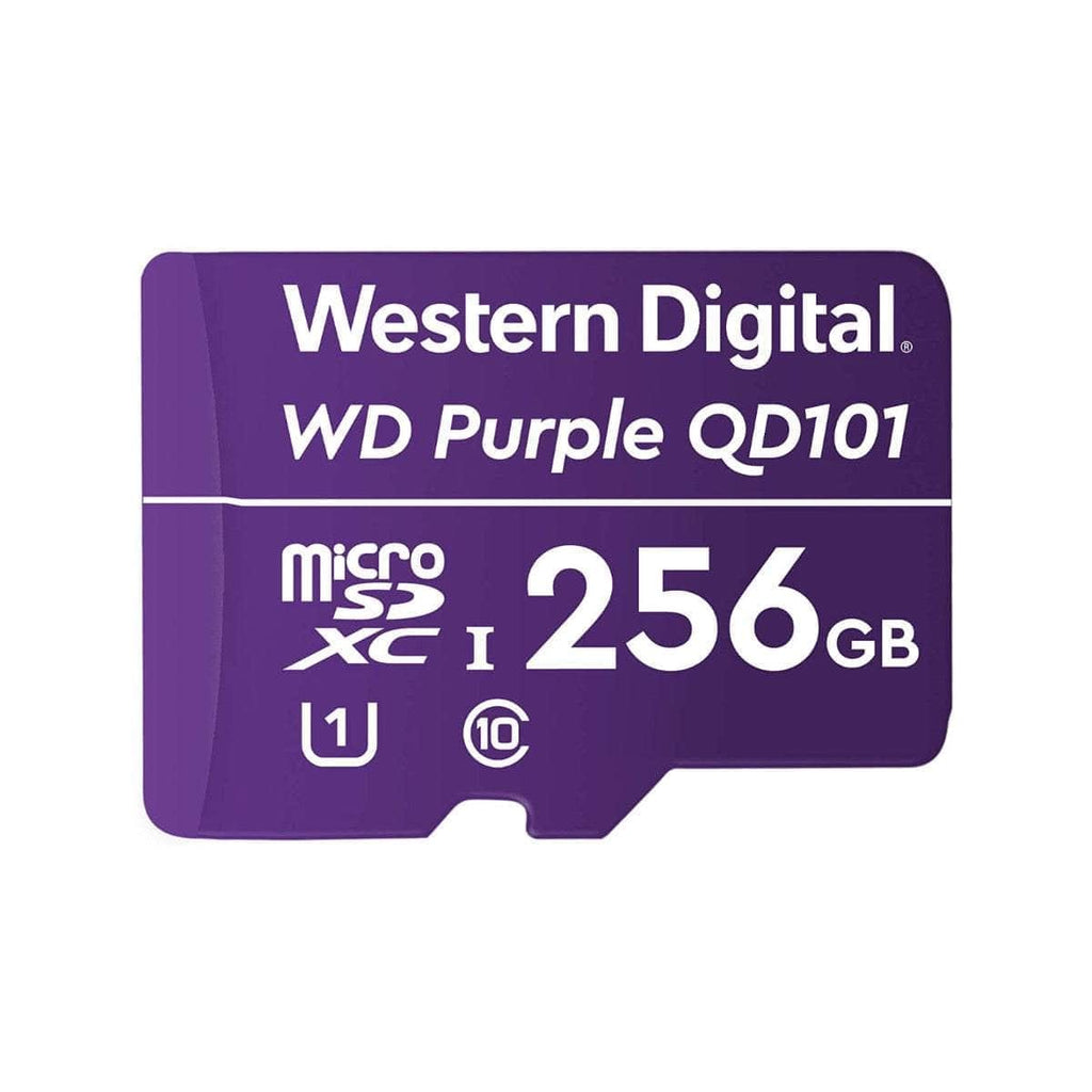 Western Digital Wd Purple 256 Gb Sc Qd101 Ultra Endurance Class 10 Uhs.I U1 Microsdxc Wdd256 G1 P0 C WDD256G1P0C
