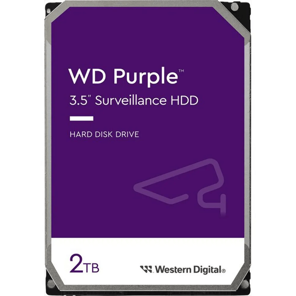 Western Digital WD PURPLE 2TB 3.5 SURVEILLANCE HDD 256MB WD23PURZ