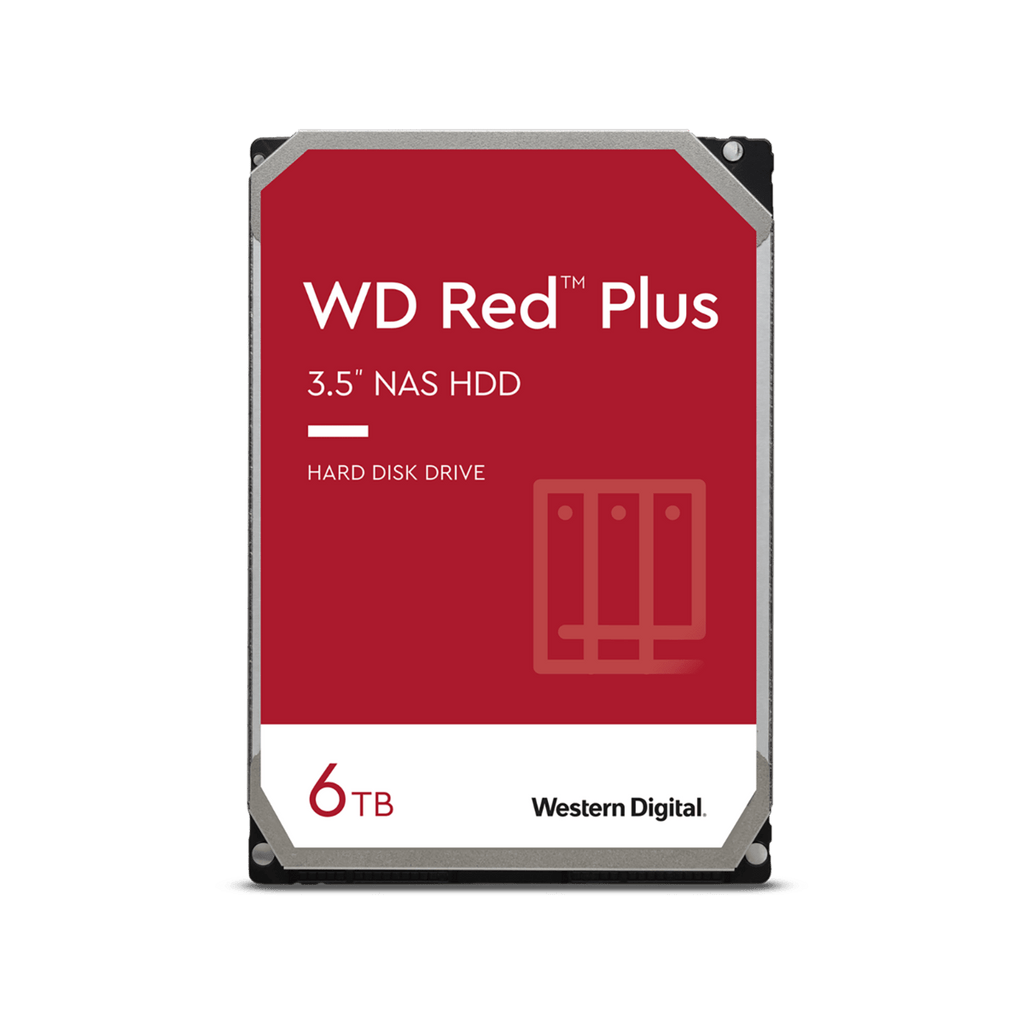 Western Digital Wd Red Plus 6 Tb 3.5 Nas Hdd 256 Mb Wd60 Efpx WD60EFPX