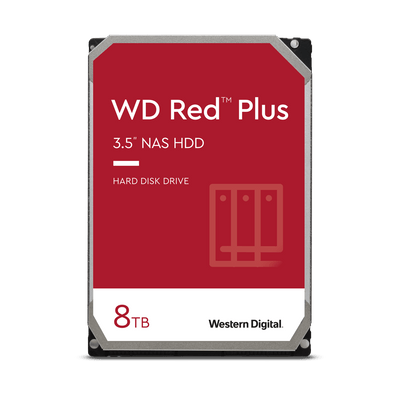 Western Digital Wd Red Plus 8 Tb 3.5 Nas Hdd 128 Mb Wd80 Efzz WD80EFZZ