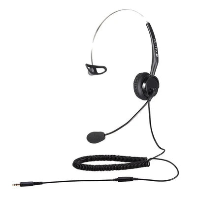 Calltel Calltel T400 Mono Ear Noise Cancelling Headset Single 3.5mm Jack Th0224000009 TH0224000009