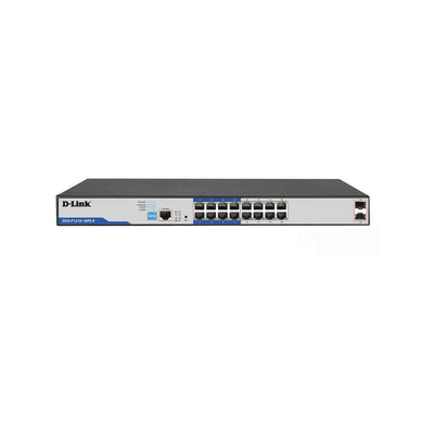 D-link D Link 18 Port Layer 2 Poe Switch 16 X 1 Gbe Ports 2 X 1 Gbps Sfp Ports 150 W Poe Budget Rackmount Form Factor Dgs F1210 18 Ps DGS-F1210-18PS
