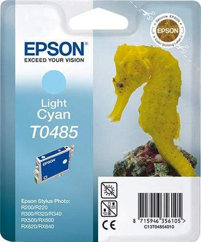 CShop.co.za | Powered by Compuclinic Solutions EPSON - INK - T0485 - LIGHT CYAN - SEAHORSE - STYLUS PHOTO R200 / R220 / R300 / R320 / R340 / RX500 / RX600 / RX620 / RX640 - C13T04854010 C13T04854010