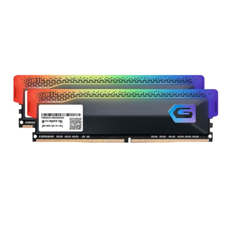 GeIL Geil Orion Rgb 16 Gb Kit(2 X8 Gb) 3200 M Hz Ddr4 Desktop Gaming Memory Gray Gosg416 Gb3200 C16 Bdc GOSG416GB3200C16BDC