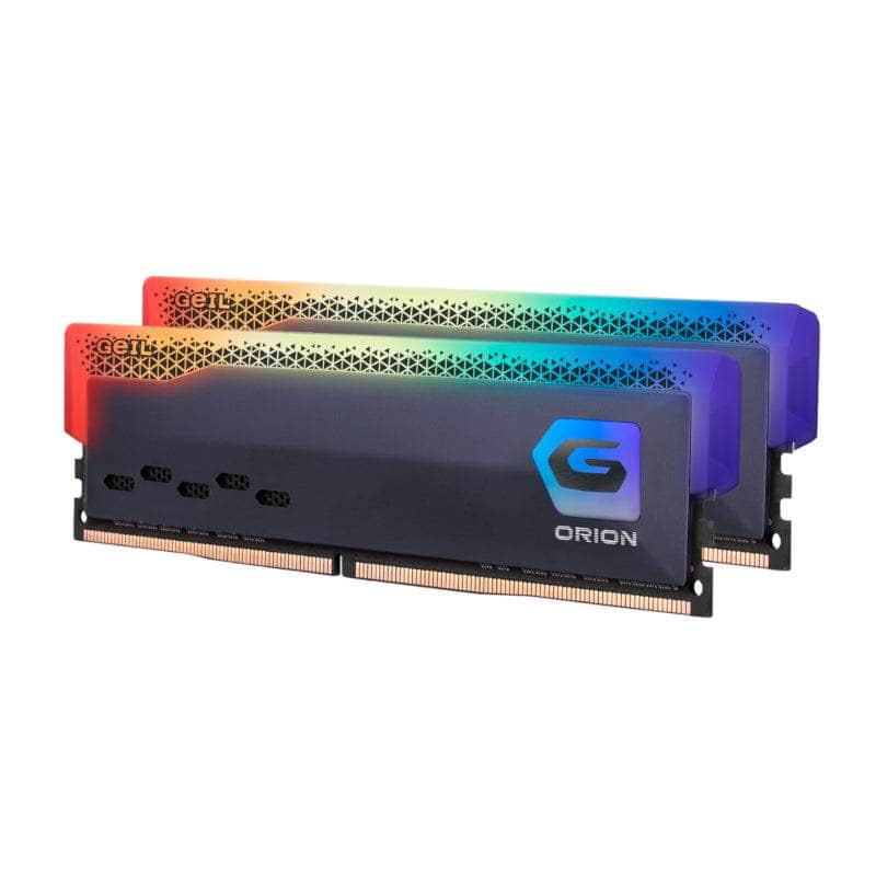 GeIL Geil Orion Rgb 16 Gb Kit(2 X8 Gb) 3600 M Hz Ddr4 Desktop Gaming Memory Gray Gosg416 Gb3600 C18 Bdc GOSG416GB3600C18BDC