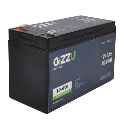 Gizzu Gizzu 12v 7ah Lithium Batteries Gb12 V7 Ah GB12V7AH