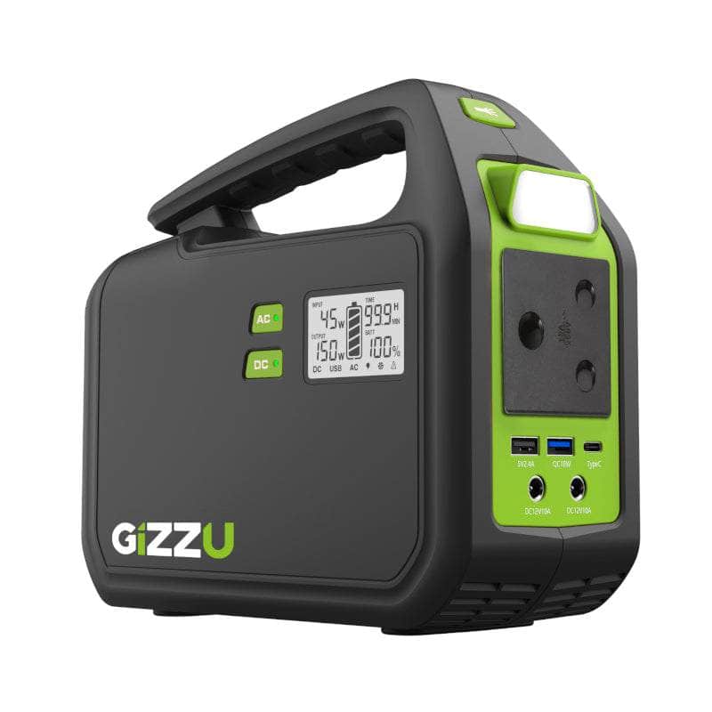 Gizzu Gizzu 242 Wh Portable Power Station 1 X 3 Prong Sa Plug Point Gps150 Max GPS150MAX